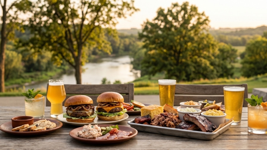 Bar and Grill Dining featuring grilled food and cold drinks at Bluffton Resort